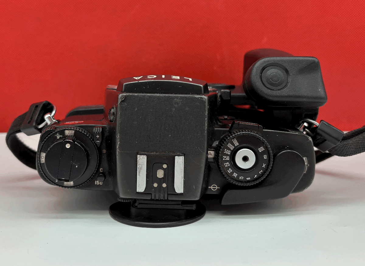 #16 LEICA R-E フィルムカメラ 一眼レフカメラ ボディ シャッター、露出計(jì)OK 動(dòng)作確認(rèn)済 / MOTOR WINDER R / FOCUSING SCREEN R ライカ