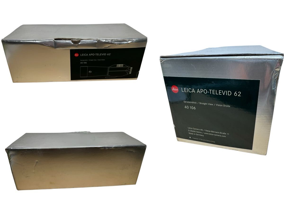 d372★美品★ Leica ライカ TELEVID APO-TELEVID 62 フィールドスコープ 望遠鏡 単眼鏡　箱/取説付き★送80