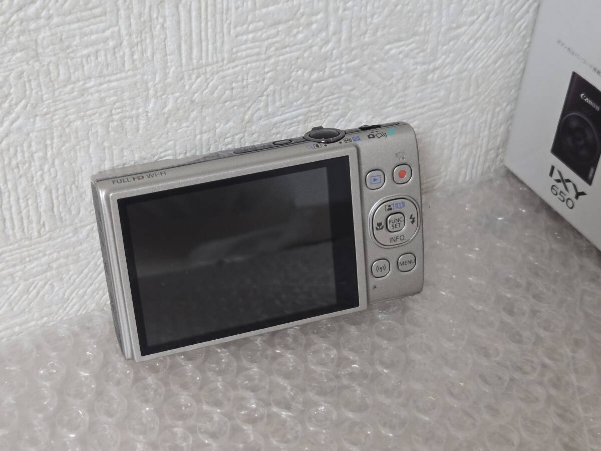★美品！Canon IXY 650 コンパクトデジタルカメラ シルバー★