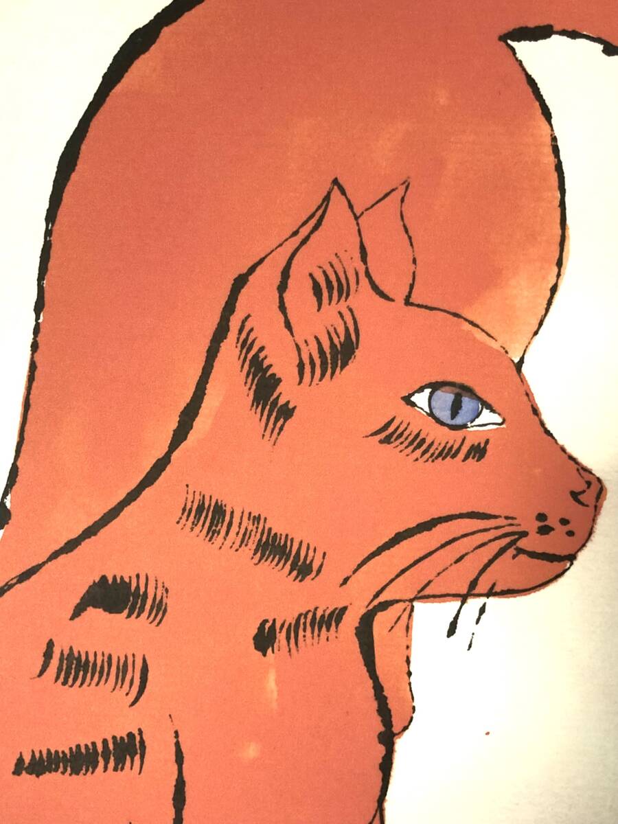 模写 限定100部 証明書付 Andy Warhol Sam レッド 猫 アンディ