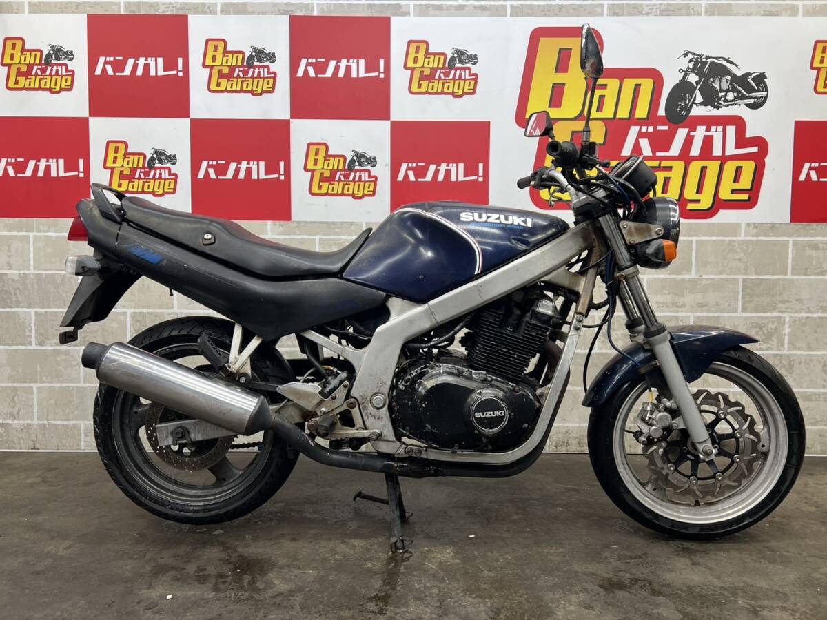 SUZUKI　スズキ　GS400E　GK54A　書類有り　エンジン始動(dòng)動(dòng)畫有　売り切り 未整備 現(xiàn)狀車 バンガレ