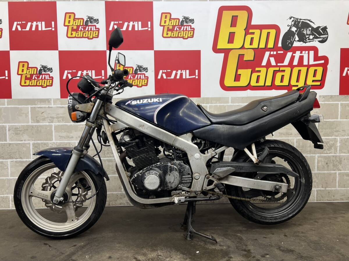 SUZUKI　スズキ　GS400E　GK54A　書類有り　エンジン始動(dòng)動(dòng)畫有　売り切り 未整備 現(xiàn)狀車 バンガレ