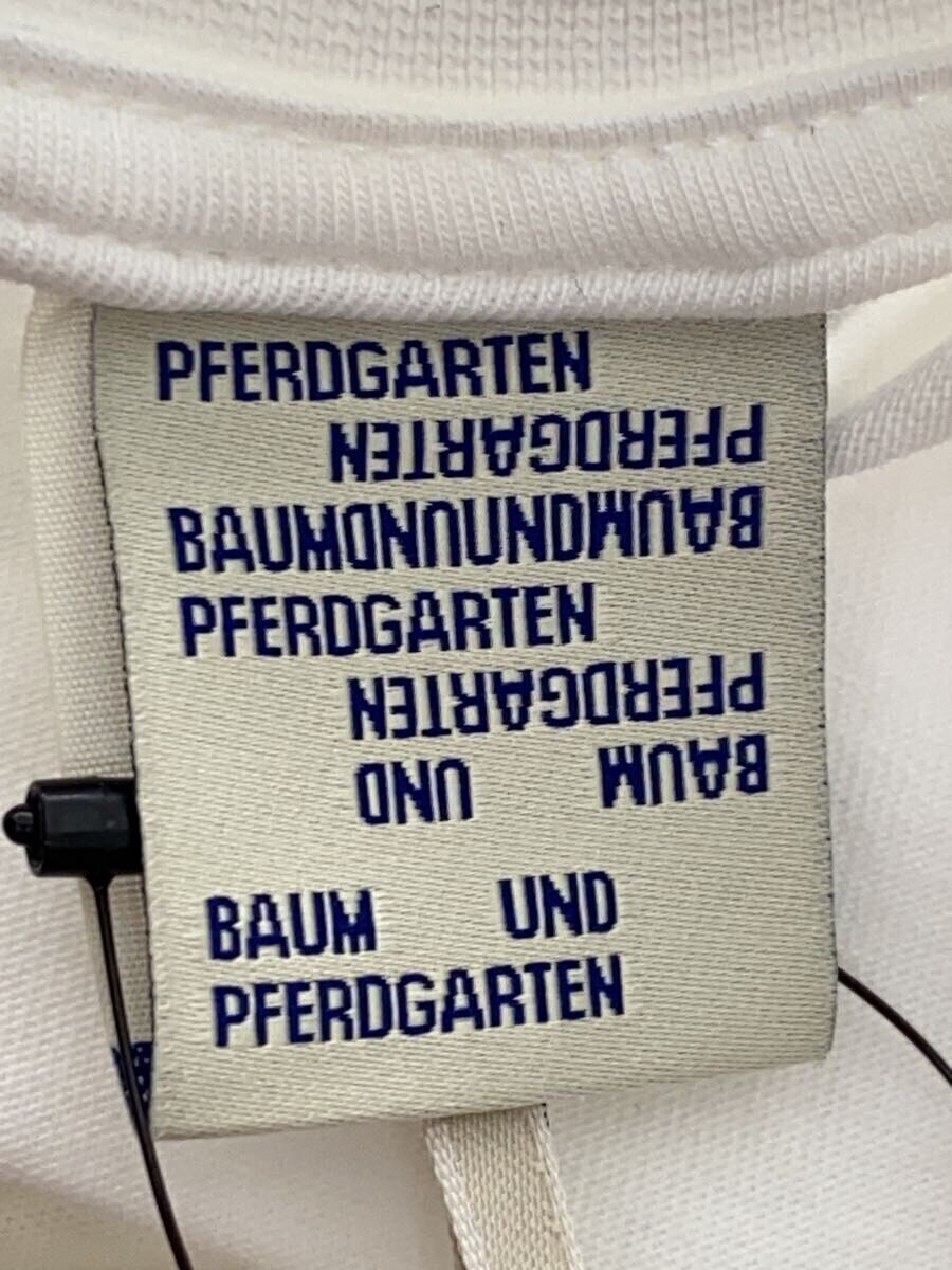 BAUM UND PFERDGARTEN◆Tシャツ/XS/コットン/WHT/プリント/22377-SS22-FEB
