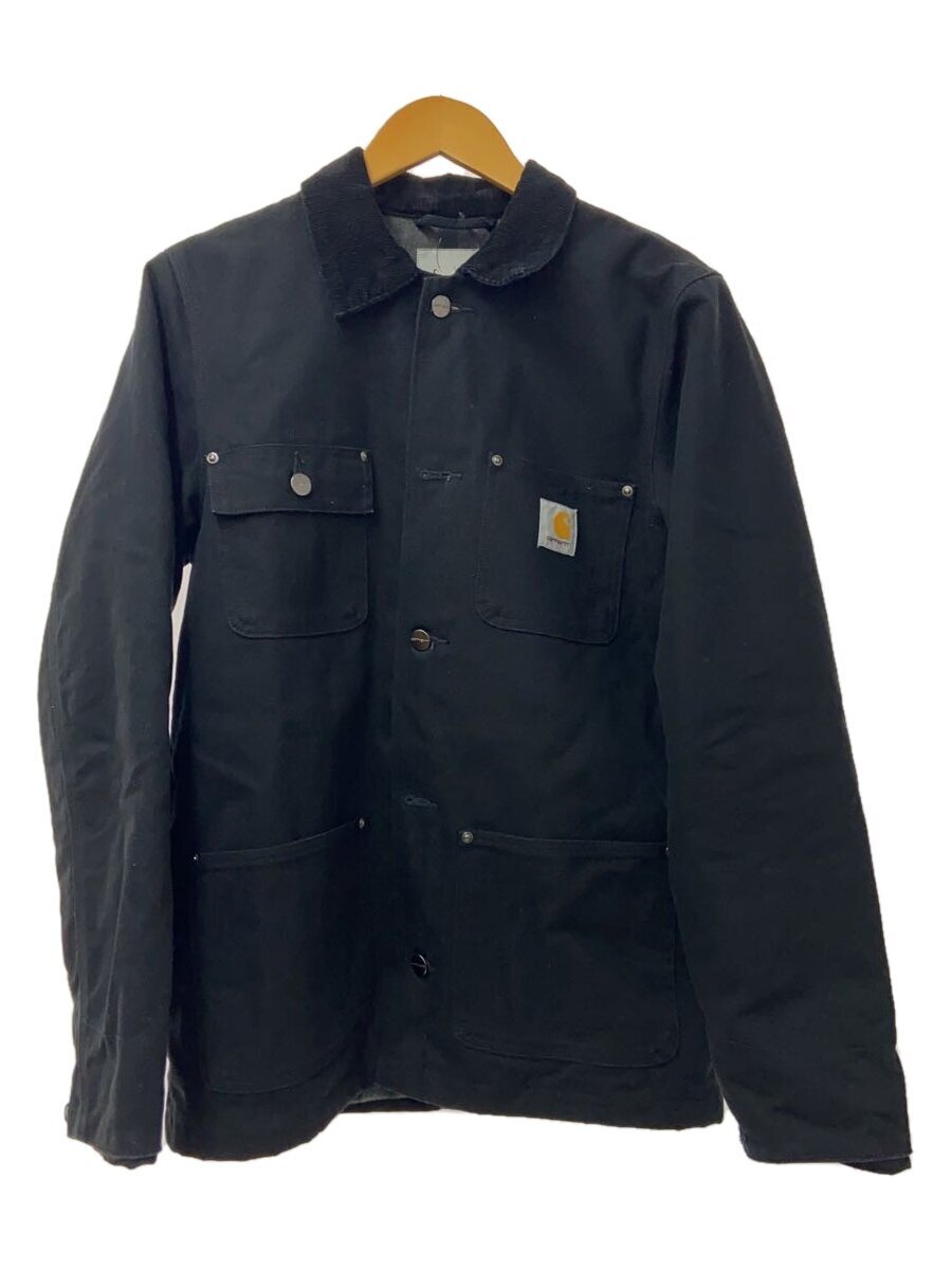 Carhartt◆MICHIGAN CHORE COAT/ブランケットライナー/S/コットン/BLK