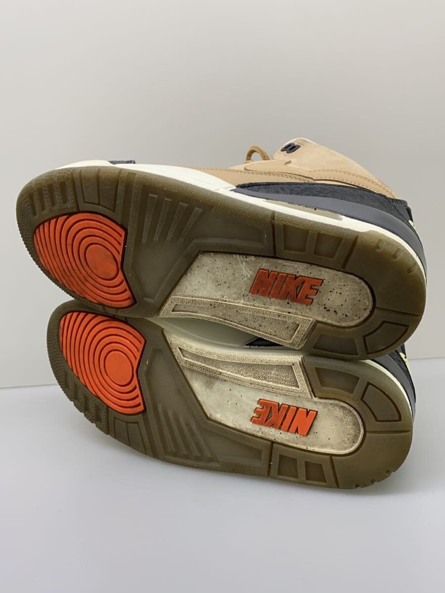 NIKE◆AIR JORDAN3 RETRO JTH NRG/エアジョーダンレトロ/ベージュ/AV6683-200/27c//_画像4
