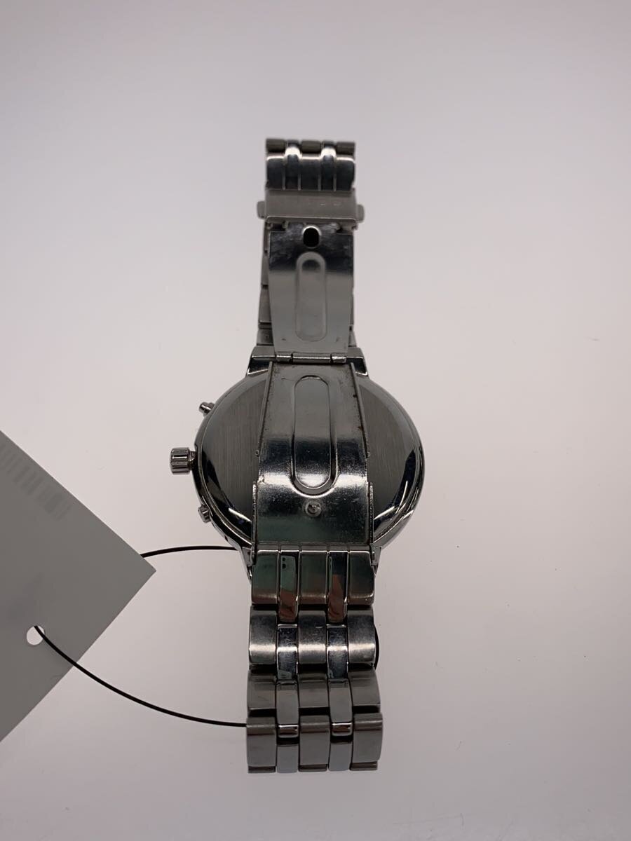 SEIKO◆ソーラー腕時計/アナログ/ステンレス/NVY/SLV/7B52-0AH0