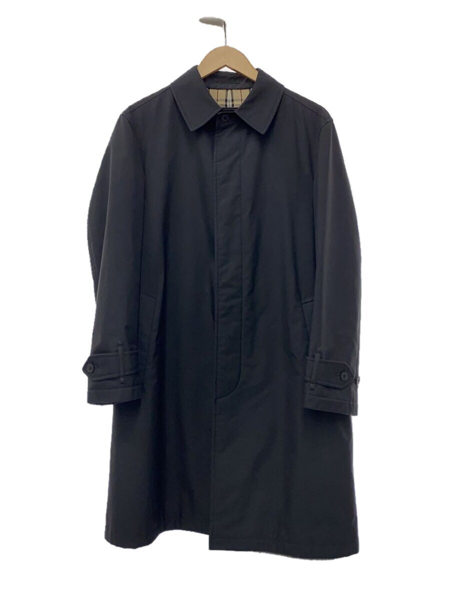 BURBERRY BLACK LABEL* пальто /M/ полиэстер / черный / чёрный / одноцветный /BMA02-105-09/ воротник-стойка пальто 