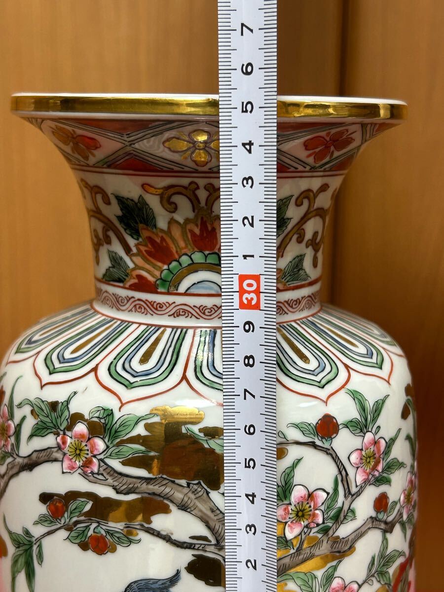 Amazon.co.jp: 中国景徳鎮 乾隆年製 粉彩 花瓶2 花鳥図 景徳鎮製