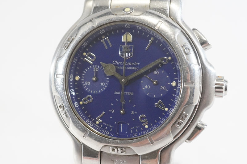1円~【E22】TAG HEUER／タグホイヤー CH5113 6000シリーズ クロノグラフ クロノメーター 37JEWELS 自動(dòng)巻き メンズ 腕時(shí)計(jì)