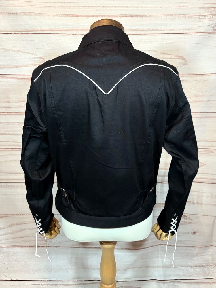 ウエスタンジャケット sizeM コットンツイル100% ウエスタンシャツブランド オレゴン?トレイル Black Joseph Made in Japan 新品 日本制