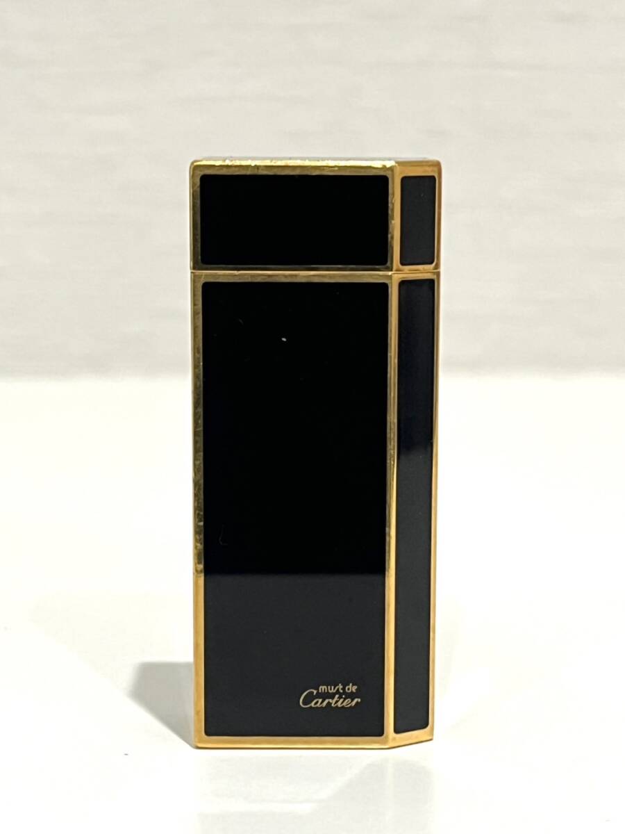 Cartier カルティエ ガス ライター 五角形 ペンタゴン 黒 Cartier カルティエ ガス ライター 五角形 ペンタゴン 黒