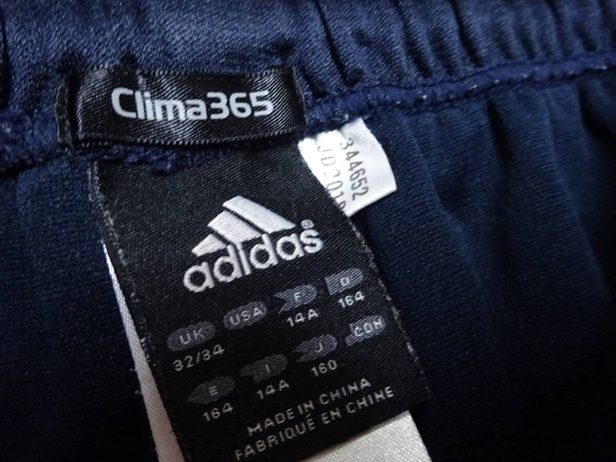 ■こ-89 ■adidas　ジャージ下ハーフパンツ　キッズ　サイズ160