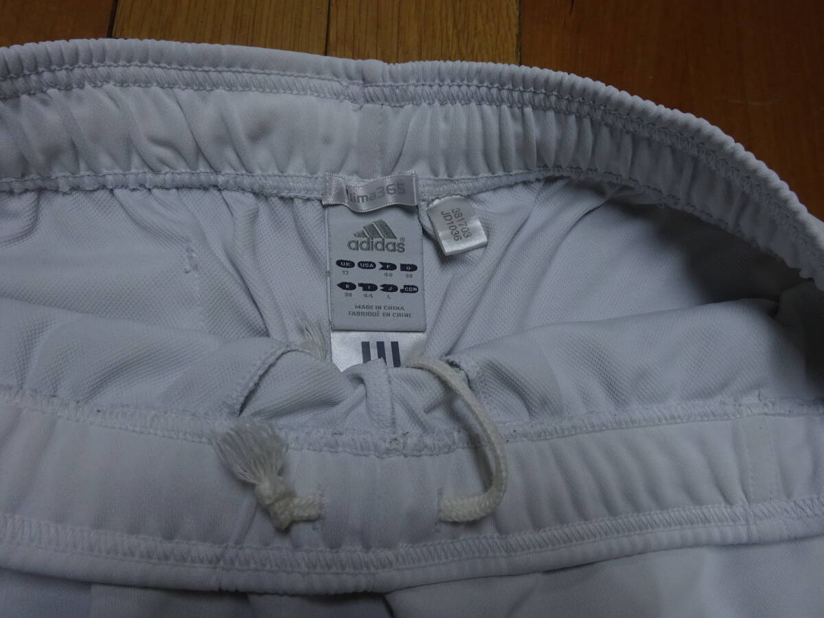 ■こ-92 ■adidas　ジャージ下ハーフパンツ　サイズＬ