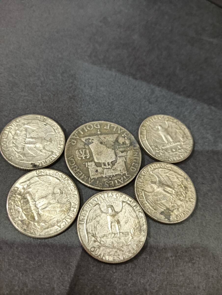 銀貨ベンジャミンフランクリンハーフダラーsilver900 銀貨3種