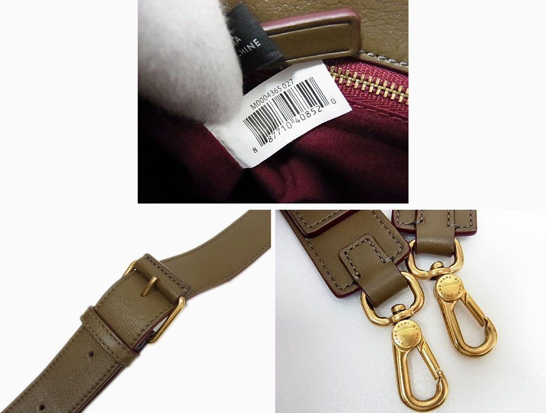 ◇MARC by MARC JACOBS レザーショルダーバッグ ターンロック開閉式 マークバイマークジェイコブス M0004365 027 斜めがけバッグ