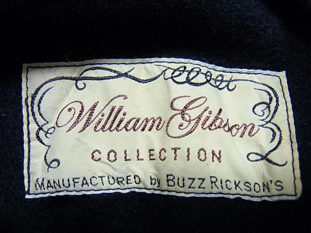 美品◇BUZZ RICKSON’S WILLIAM GIBSON M51 シェル パーカー ブラック モッズコート ウイリアムギブソンコレクション バズリクソンズ