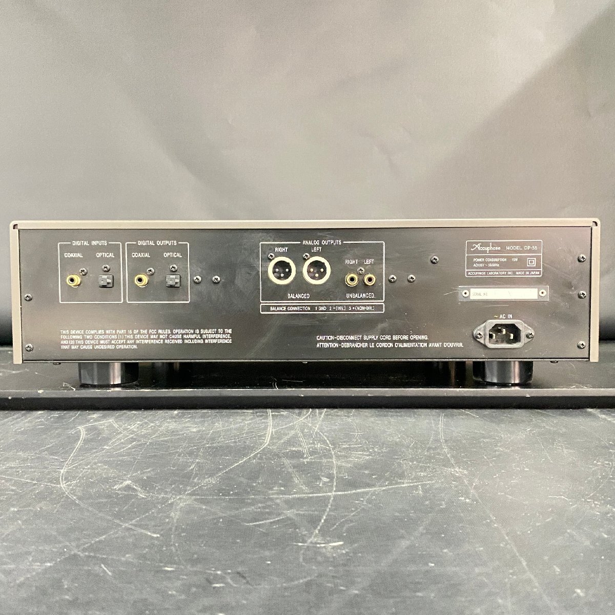 【 B 】7246 Accuphase DP-55 CDデッキ アキュフェーズ