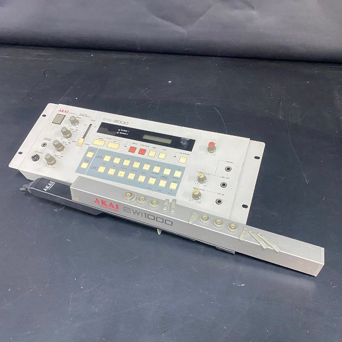 【 G 】7350 AKAI EWV2000/EWI1000 ウィンドシンセサイザー アカイ