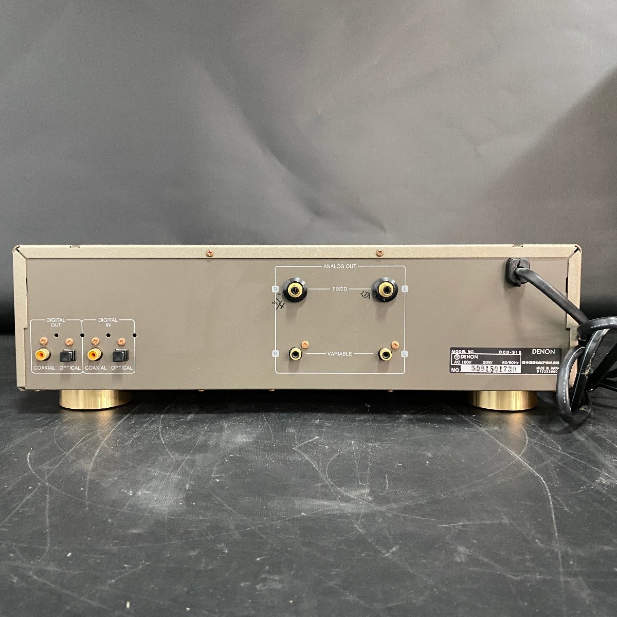 【 C 】7316 DENON DCD-S10 CDデッキ デノン