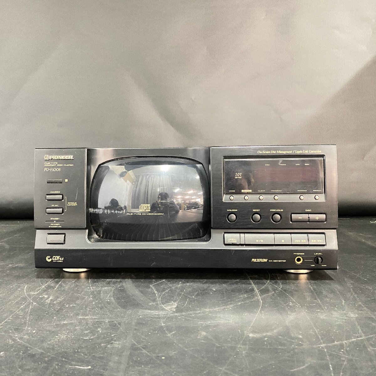 【 C 】7257 PIONEER PD-F1005 CDデッキ パイオニア