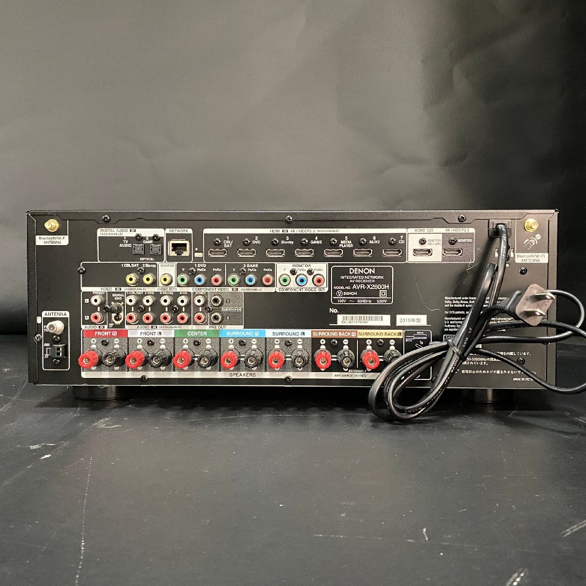 【 G 】7511 DENON AVR-X2600H AVアンプ デノン