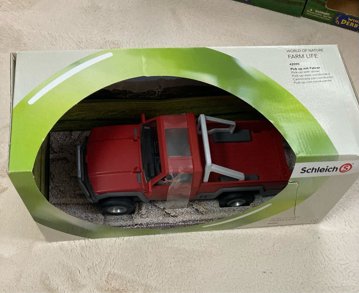 ビンテージ シュライヒ Schleich 42090ピックアップトラック 運転手付 【廃盤激レア】 【オープンボックス未使用保管品】ファームライフ_画像5