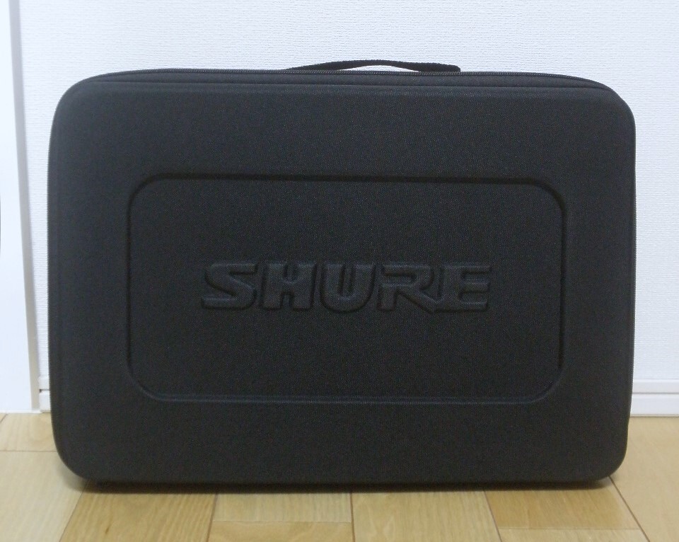 美品。SHURE純正 BETA58A ワイヤレスマイク用セミハードケース。シュア。SM58やPG58も キャリングケース ワイアレスマイク BETA58