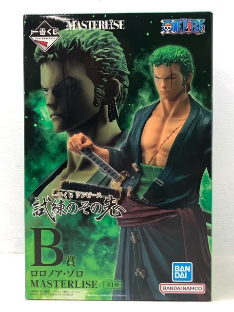 076/X261★一番くじ　ワンピース　試練のその先へ　B賞 ロロノア?ゾロ　MASTERLISE フィギュア 未開(kāi)封品