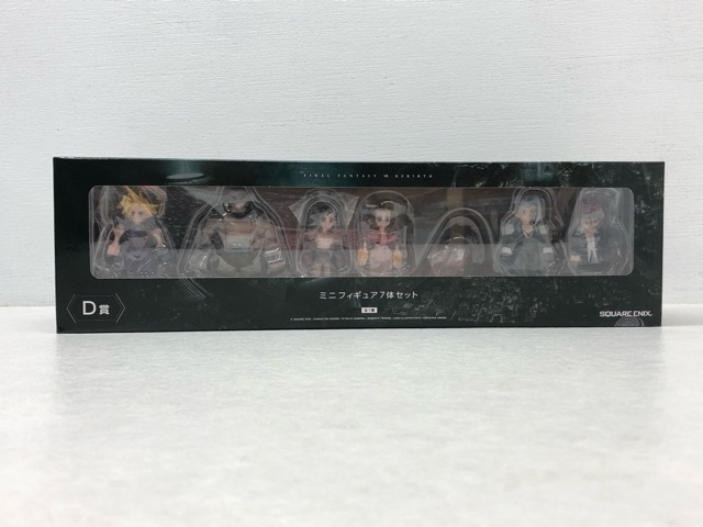 086/X222★FAINAL FANTASY REBIRTH 発売記念くじ　D賞 ミニフィギュア 7體セット 未開封品