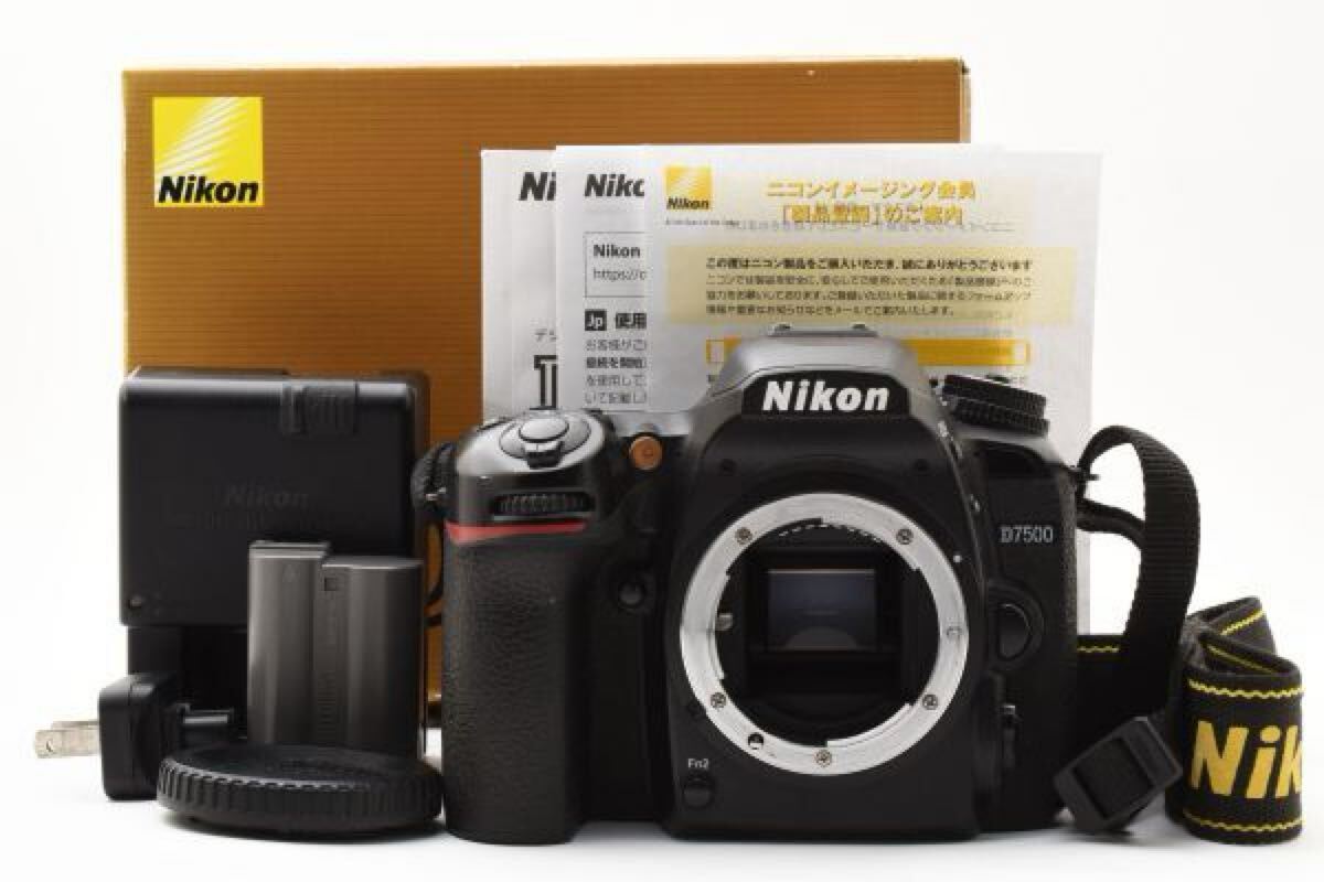 ❤ Nikon D7500 一眼レフ カメラ ニコン ダブルレンズ 元箱付き ❤ Nikon D7500 一眼レフ カメラ ニコン ダブルレンズ 元箱付き