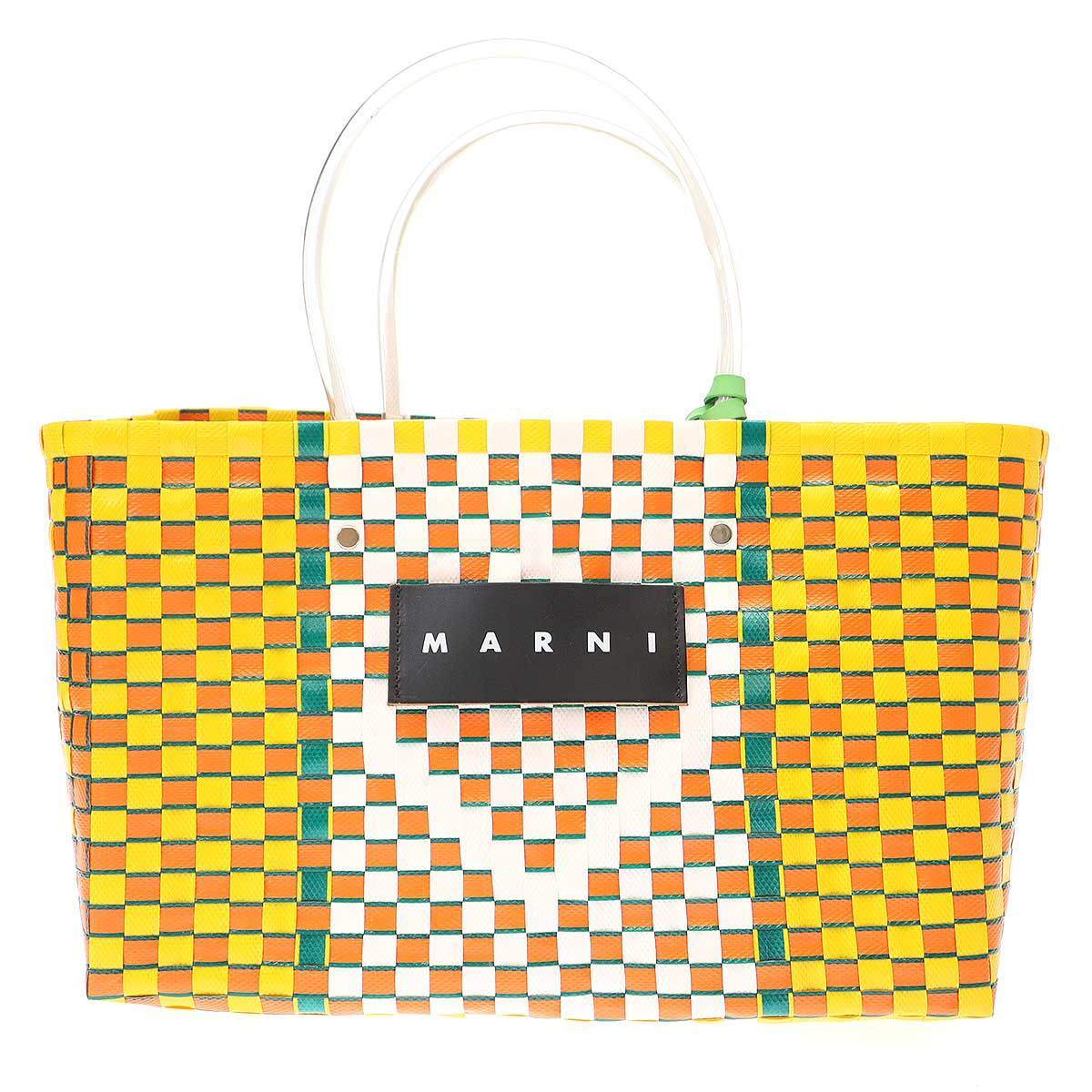 MARNI Marni FLOWER CAFE пикник большая сумка orange серия ITR6BPOJP046