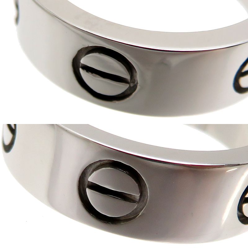 ［飯能本店］CARTIER カルティエ #49 ラブ B4084700 リング?指輪 750ホワイトゴールド 8.5號(hào) レディース DH82546