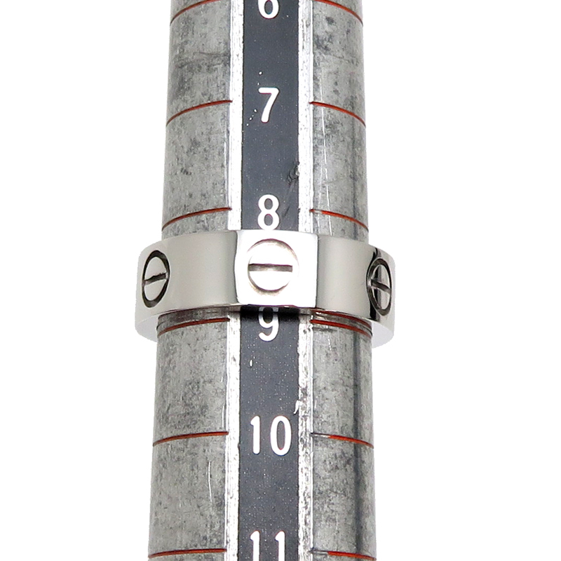［飯能本店］CARTIER カルティエ #49 ラブ B4084700 リング?指輪 750ホワイトゴールド 8.5號(hào) レディース DH82546