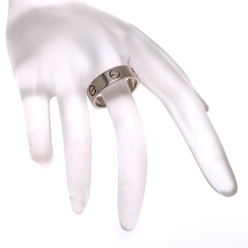 ［銀座店］CARTIER カルティエ #56 ラブ リング?指輪 750ホワイトゴールド 16號(hào) メンズ DH87189