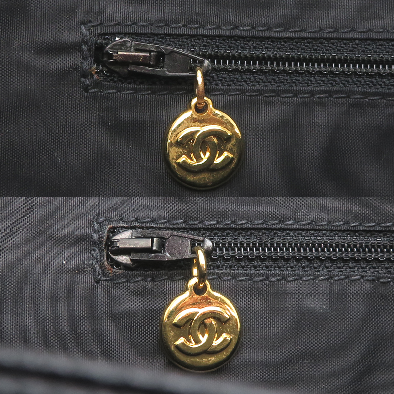 ［飯能本店］CHANEL シャネル ココマーク PC ケース クラッチバッグ キャビアスキン ブラック系 レディース?メンズ DH87435