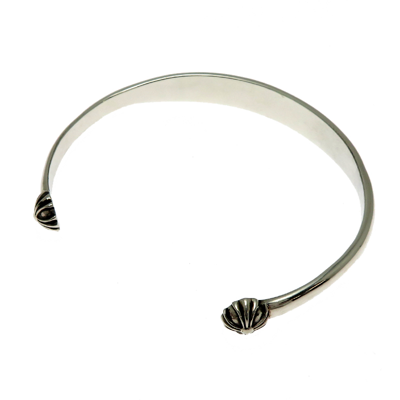 ［銀座店］CHROME HEARTS クロムハーツ インボイス付き SV925 CH プラス フラット バングル シルバー925 レディース?メンズ DH87352