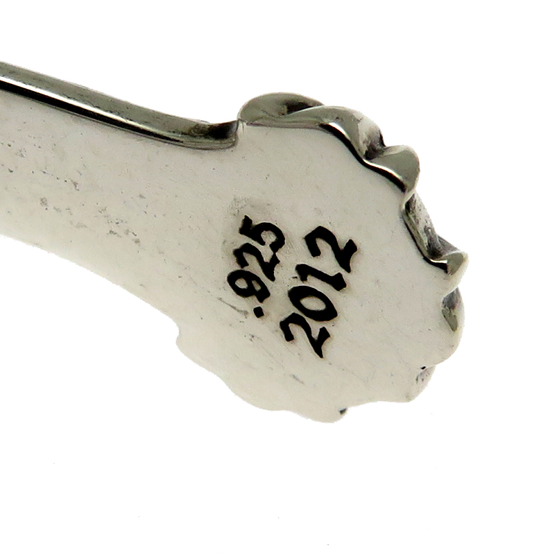 ［銀座店］CHROME HEARTS クロムハーツ インボイス付き SV925 CH プラス フラット バングル シルバー925 レディース?メンズ DH87352