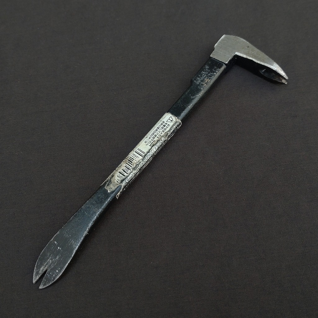バール 釘抜き 160㎜ 小型 DOGYU 土牛 てこ 大工道具 工具 日本制 Japanese Bar 【6058】