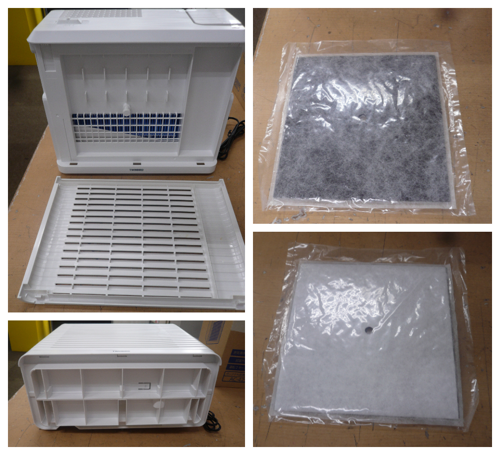 未使用 TWINBIRDパーソナル加湿空気清浄機 AC-4252型 気化式【X-250】 送料無料(北海道沖縄・離島佐川急便中継料金がかかる地域は除く)の画像4