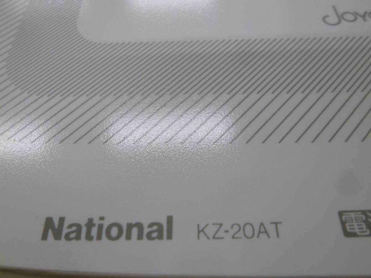 中古 National ナショナル ジョイクック KZ-20AT 電磁調理器 [W-160] 送料無料(北海道?沖縄?離島?佐川急便中継料金がかかる地域は除く)