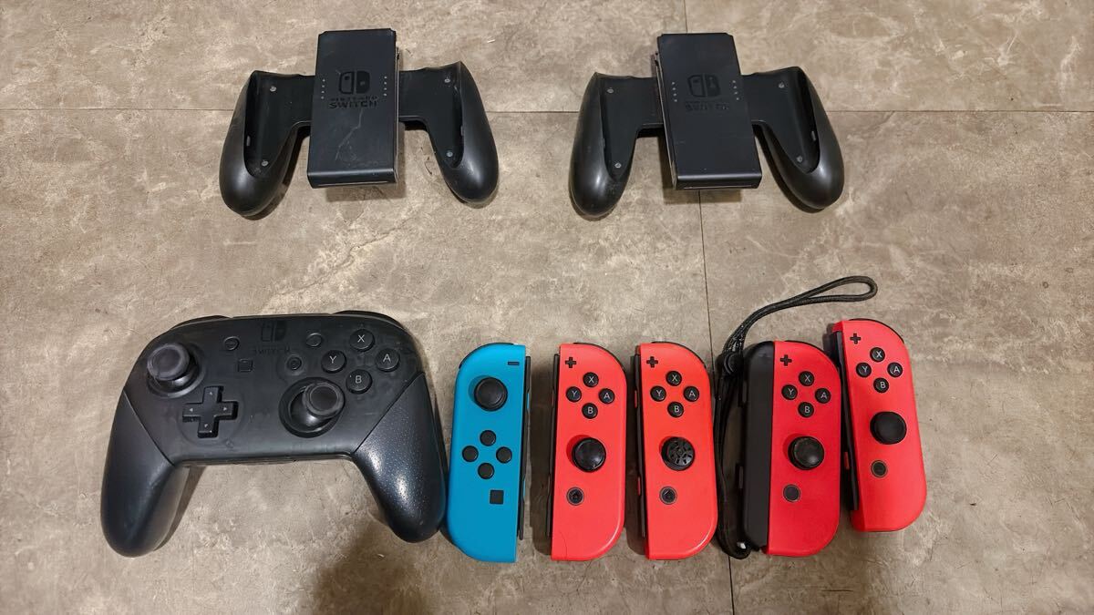 新品即決 ジャンク Joy-Con ジョイコントローラ ジョイコングリップ ニンテンドースイッチアクセサリー