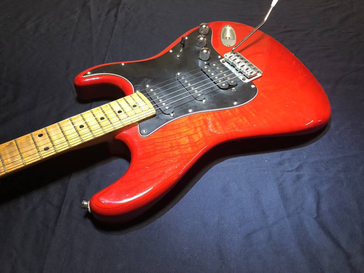 斷捨離中　Bill　lawrence ビルローレンス BL-3 ジャパンビンテージ　ヴィンテージ風(fēng)指板　若干フレイム？キルト？ボディ morris　モーリス