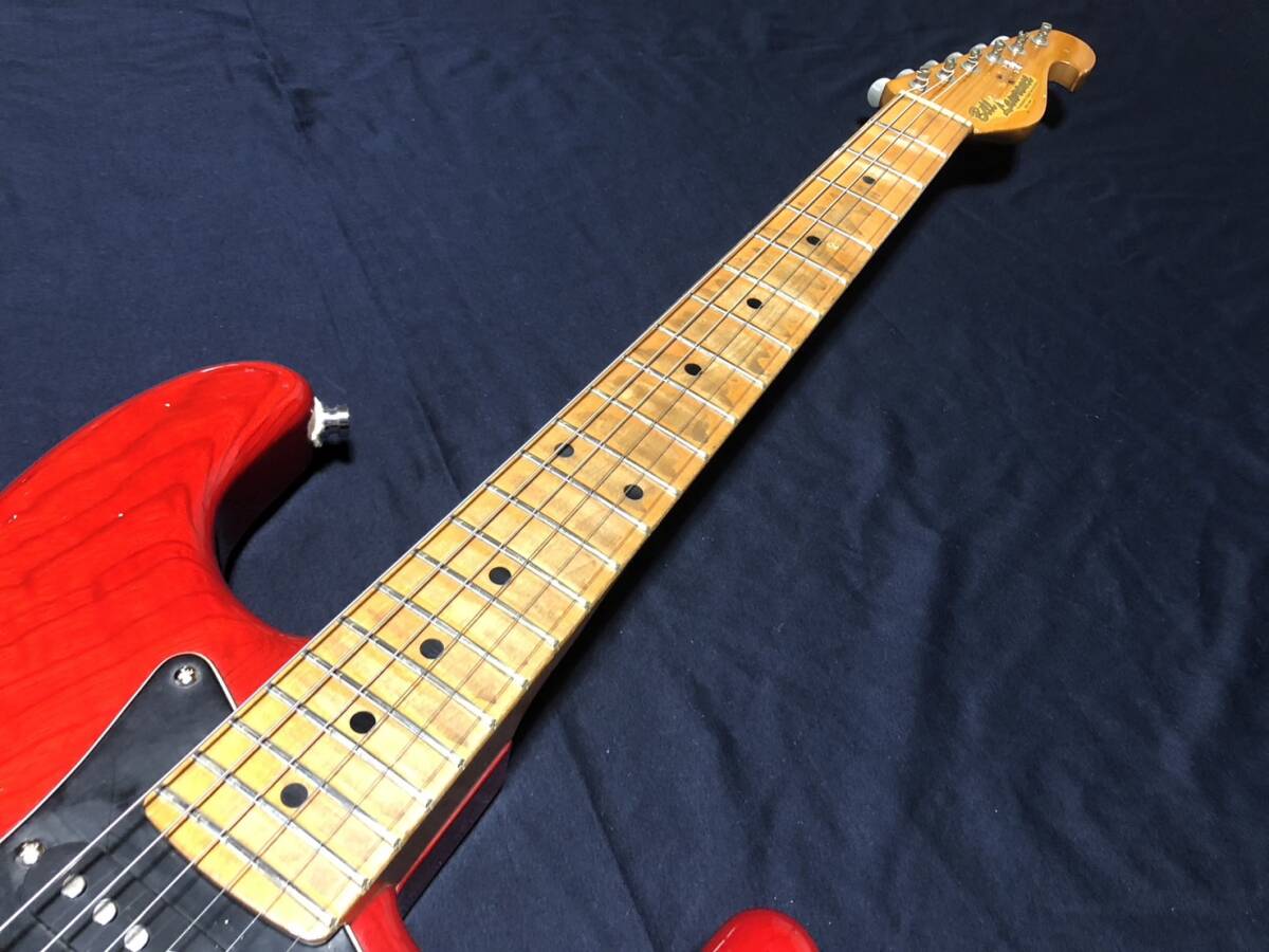 斷捨離中　Bill　lawrence ビルローレンス BL-3 ジャパンビンテージ　ヴィンテージ風(fēng)指板　若干フレイム？キルト？ボディ morris　モーリス