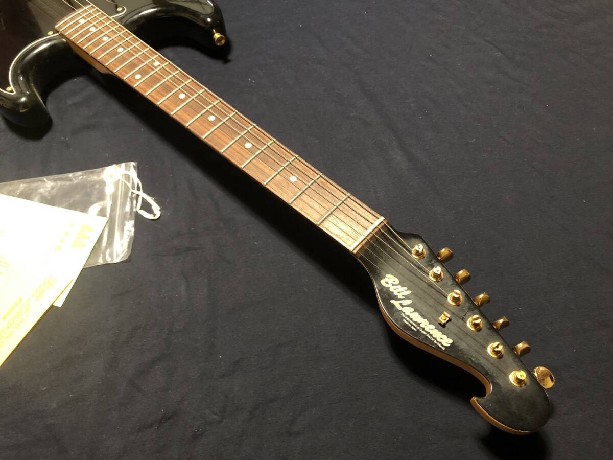 斷捨離中 Bill Lawrence BCOR-55BLK 保証書 ゴールドパーツ ビルローレンス　コレクション品 シャケモデル　morris ワンオーナー　モーリス