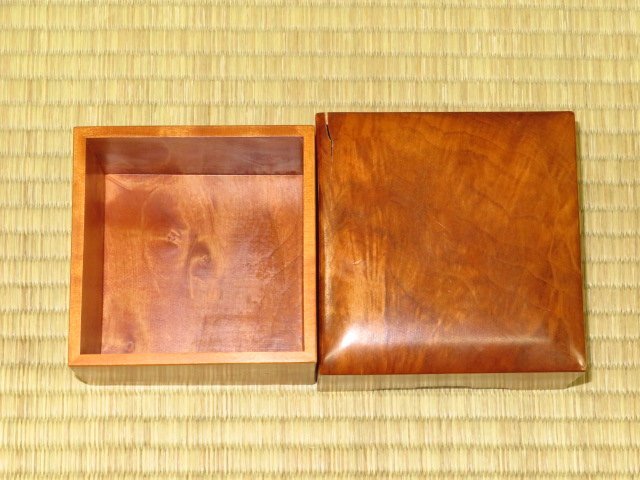 ▲有吉道夫九段直筆揮毫桐将棋駒箱・藤井四段揮毫（印刷）ベーク駒箱・欅駒箱・桐駒箱/計４個セット▲駒袋４枚付き/オマケ付