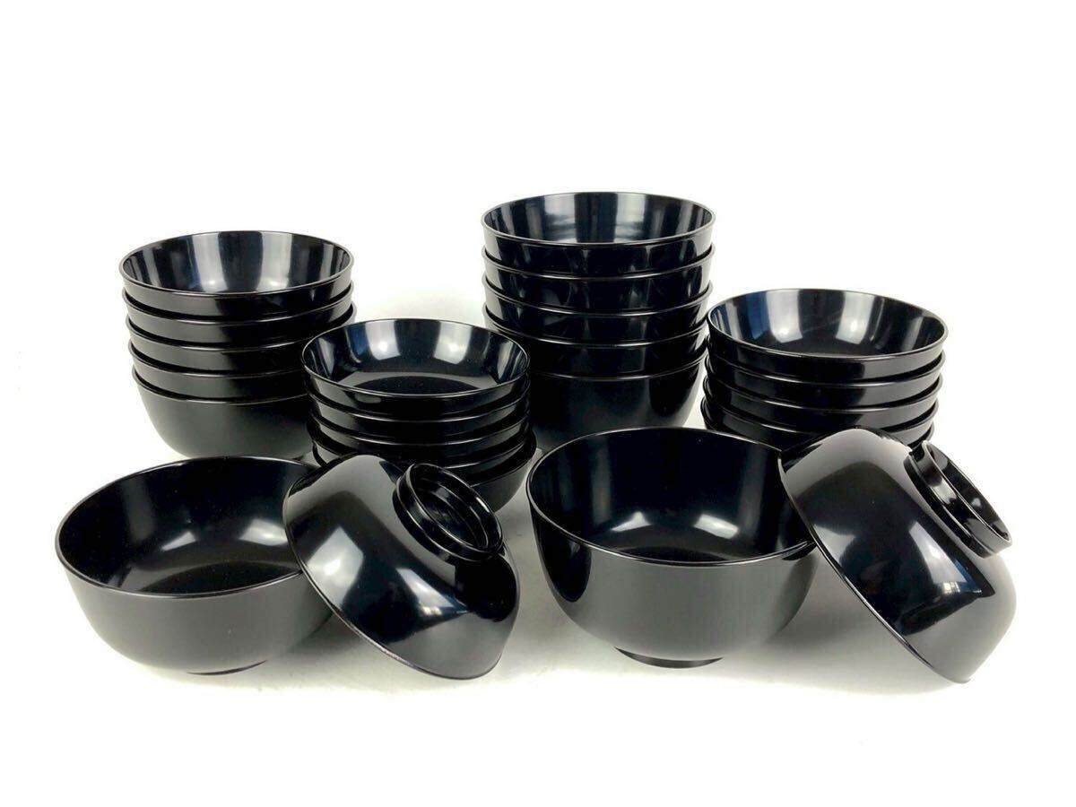 懐石道具一揃 両次 丸盆 湯盆添 【漆仙作】共箱 木製漆器 （C5）