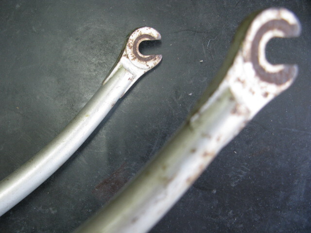 ピスト?競(jìng)輪/NJS認(rèn)定フロントフォーク【TANGE CHAMPION】offset40mm/軸徑9mm中古品