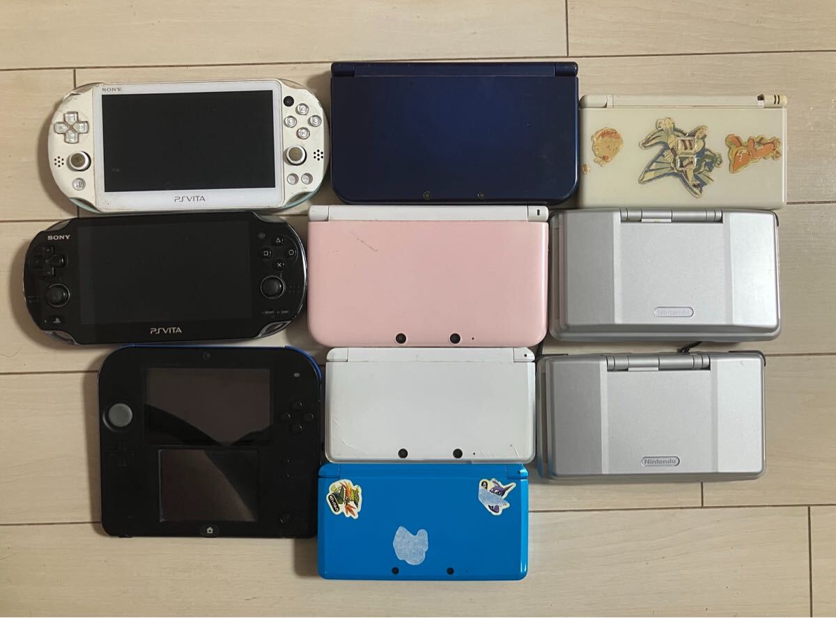 SONY PSVITA Nintendo NEW 3DS LL 2DS DS 本体 10台 セット
