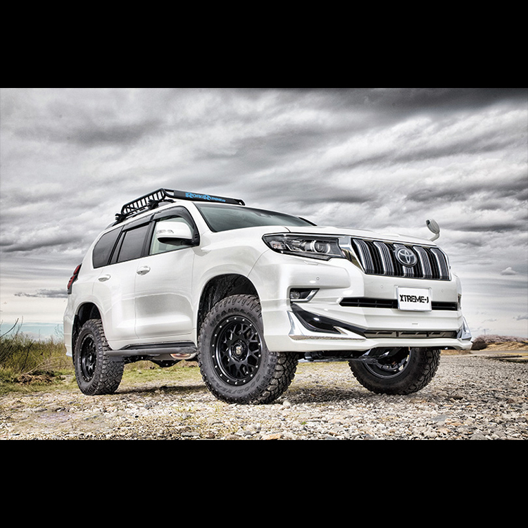 4本セット XTREME-J XJ04 20x8.5J 6/139.7 +18 SBK TOYO OPEN COUNTRY A/T3 265/50R20 ホワイトレター プラド ハイラックス