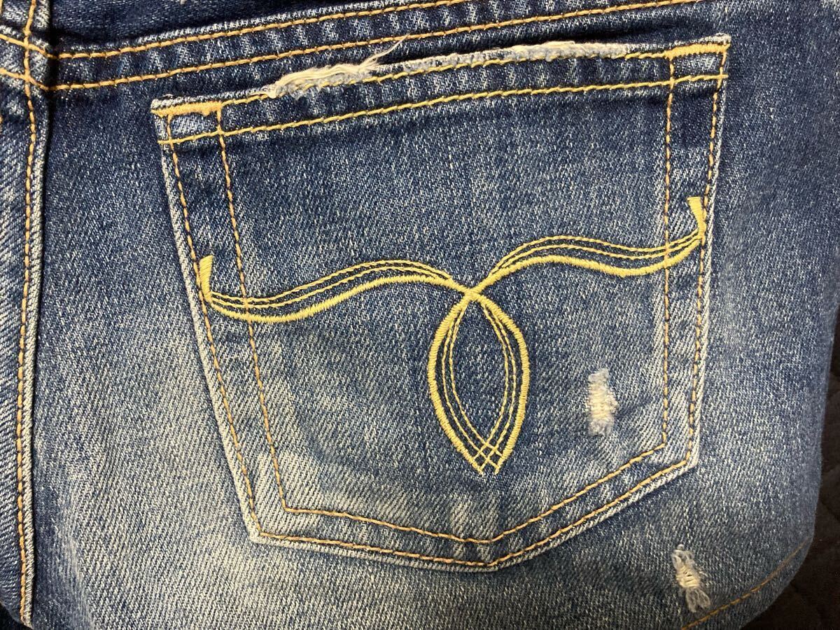 moussy マウジー デニムショートパンツ 160-170cm （ブルーウォッシュ）
